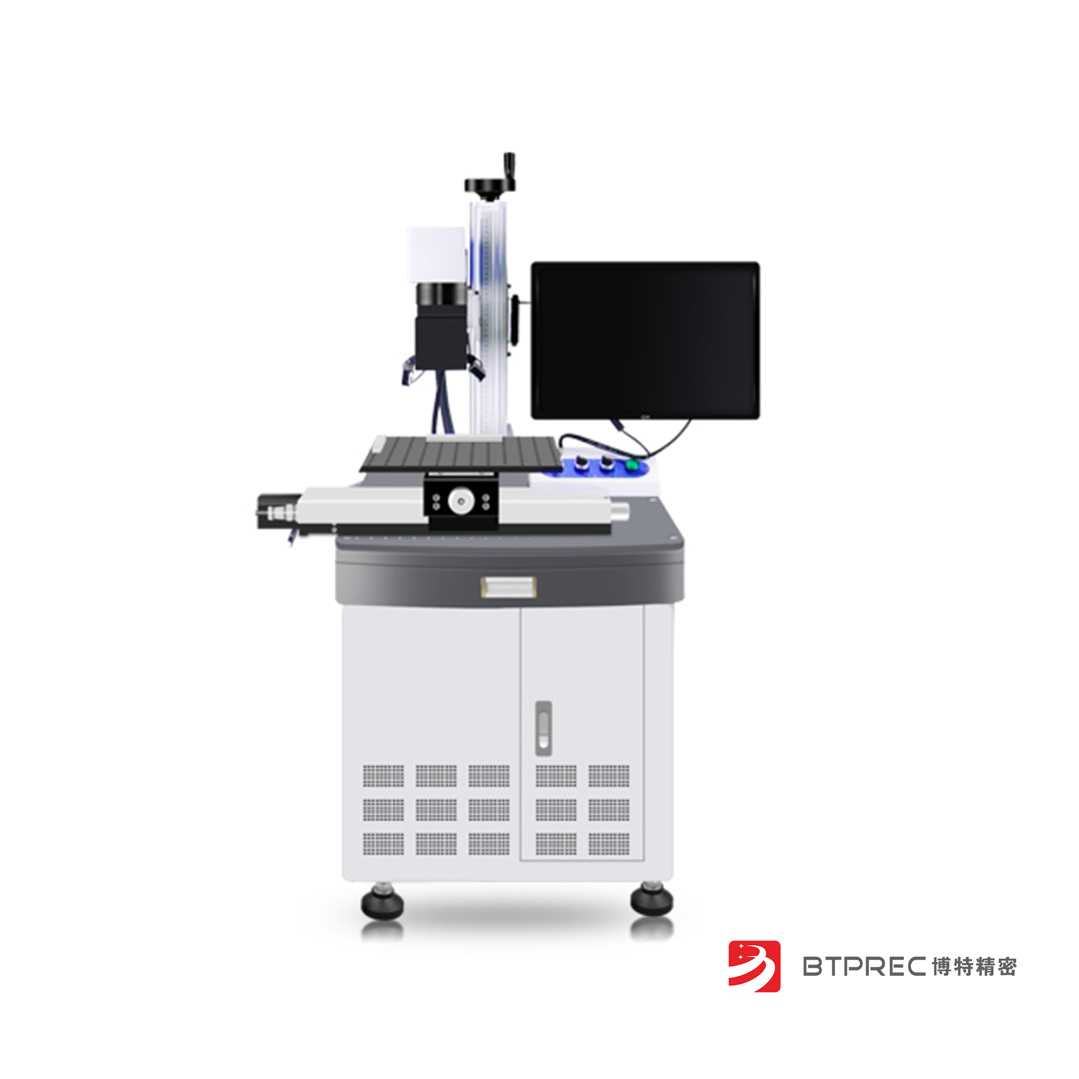 CCD視覺定位加持！博特精密光纖激光打標機助力電子制造業效率翻倍